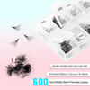 Picture of VAVALASH 600 Fans Premade Fans Eyelash Extensions 5D 6D 7D 8D 10D 12D 14D 16D 24D Premade Lash Fans 8-15mm Mixed Length Promade Loose Fans Thin Base Premade Volume Lash Extension(12D-0.07-D-8-15mm)