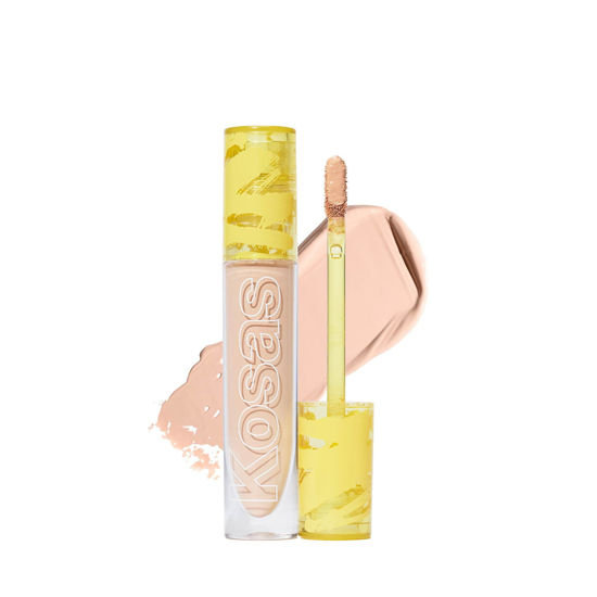Picture of Kosas Revealer Concealer - Medium Coverage Makeup with Hyaluronic Acid, Conceals Dark Circles Under Eyes, Dark Spots and Blemishes + Brightens, Hydrates, Long-Lasting & Vegan, (Tone 4.5 N)