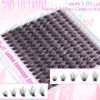 Picture of Fluffy Lash Clusters Kit Wispy Lash Extension Kit 10-18MM Natural Lashes Clusters 180PCS Cluster Eyelash Extensions with Lash Bond and Seal and Lash Applicator DIY Eyelash Extension Kit by Pleell