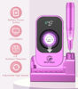 Picture of Professional Nail Drill Electric File: 40000RPM Portable Nail File Machine, Rechargeable Cordless Nail E-File with Bits & Base for Acrylic Nails Remove Nail Gel Polish Manicure for Salon Home, Purple