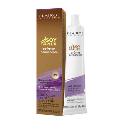 Picture of CLAIROL PROFESSIONAL Permanent Crème, 3V Medium Violet, 2oz