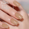 Picture of Double Rhythm Translucent Gel Polish Sheer Neutral Natural Light Milky Same Color Same Bottle 15ML Jelly Nail Polish Nail Art DIY at Home (Nude-A1372)