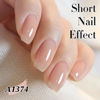Picture of Double Rhythm Translucent Gel Polish Sheer Neutral Natural Light Milky Same Color Same Bottle 15ML Jelly Nail Polish Nail Art DIY at Home (Milky Pink -A1374)