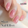 Picture of Double Rhythm Translucent Gel Polish Sheer Neutral Natural Light Milky Same Color Same Bottle 15ML Jelly Nail Polish Nail Art DIY at Home (Sheer Pink-A1386)