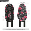 Picture of AWAYTR Long Satin Bonnet for Women - Double Layer Elastic Silk Bonnet for Braids Hair Sleeping Cap with Tie Band (Flower C)