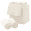 Picture of Microfiber Facial Cloths Fast Drying Washcloth 12 pack - Premium Soft Makeup Remover Cloths - Cream