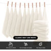 Picture of Microfiber Facial Cloths Fast Drying Washcloth 12 pack - Premium Soft Makeup Remover Cloths - Cream