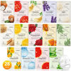 Picture of KONEUK 28 Pack Sheet Face Masks Skincare, Hydrating Face Masks Suitable for Sensitive Skin, Bulk Facial Mask Gifts Set for Women Skin Care, Home Skincare Spa for All Skin Types