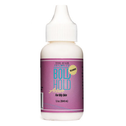 Picture of The Hair Diagram - Bold Hold Active Reloaded - Strong Hold Glue for Wigs and Hair Systems - Invisible Bonding - Formulated for Oily Skin - Non Toxic - Humidity Resistant & Water- Resistant -1.3oz
