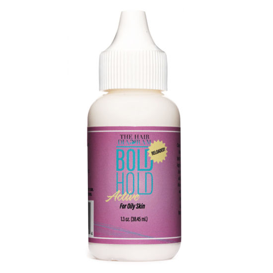 Picture of The Hair Diagram - Bold Hold Active Reloaded - Strong Hold Glue for Wigs and Hair Systems - Invisible Bonding - Formulated for Oily Skin - Non Toxic - Humidity Resistant & Water- Resistant -1.3oz