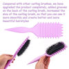Picture of Curl Defining Brush, 1 PCS Curl Hair Brush, Curl Define Styling Brush, for Combing and Shaping Men's and Women's Curls to Reduce Pulling (Purple)