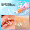 Picture of DAGEDA Body Glitter Gel, Face Glitters Body Gel Sequins Shimmer Liquid Eyeshadow, Chunky Glitter for Face Hair Nails, Holographic Cosmetic Laser Powder Festival Glitter Makeup 1.7oz (Coral)