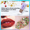 Picture of DAGEDA Body Glitter Gel, Face Glitters Body Gel Sequins Shimmer Liquid Eyeshadow, Chunky Glitter for Face Hair, Holographic Cosmetic Laser Powder Festival Glitter Makeup1.7oz (Christmas)