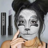 Picture of MEICOLY Grey Eye Black Stick,Highly Pigmented Face Body Paint Eye Paint,Professional Halloween SFX Grayscale Homestuck Cosplay Makeup,Cream Sporting Face Paint for Baseball/Softball/Football/Lacrosse