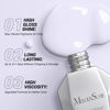Picture of MelodySusie Thick White Gel Nail Polish,0.5fl oz Soak Off UV LED Purple White Gel Polish Gift for Women Nail Art Manicure Salon DIY Nail Design Decoration at Home-1668
