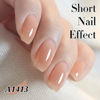 Picture of Double Rhythm Translucent Gel Polish Sheer Neutral Natural Light Milky Same Color Same Bottle 15ML Jelly Nail Polish Nail Art DIY at Home (Nude Cream-A1413)