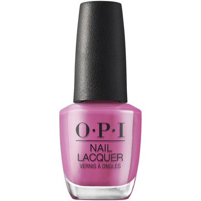 Picture of OPI Nail Lacquer Without a Pout | Opaque Bright Pink Crème Chip Resistant Nail Polish Your Way Collection