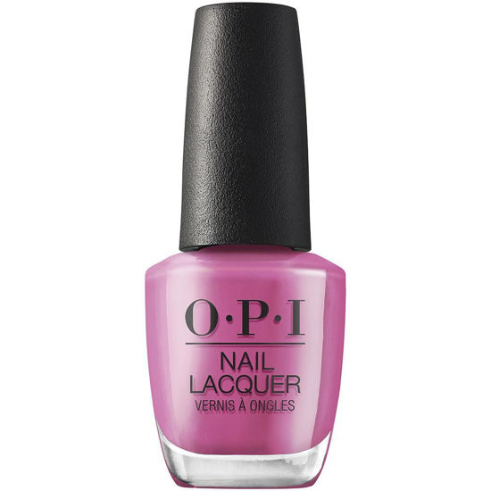 Picture of OPI Nail Lacquer Without a Pout | Opaque Bright Pink Crème Chip Resistant Nail Polish Your Way Collection