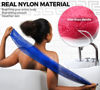 Picture of African Net Loofah Sponge - 2 Pieces Black Owned Authentic Body Sponges - Exfoliating Wash Cloths for Showering Pink & Blue - Back Scrubber Exfoliator Shower Sponge for Body Bath Accessories