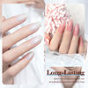 Picture of RARJSM Nude Gel Nail Polish Apricot Peach Pink Jelly Gel Polish Set of 6 Transparent Colors 7.5ml Clear Purple Sheer Wine Red Milky Mavue French Manicure LED UV Gel Soak Off Curing Requires Home