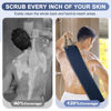 Picture of Exfoliating Back Scrubber with Handles, 39 Inch Double-Sided Back Exfoliator Body Scrub Towel, Exfoliating Washcloth Bath Tool for Use in Shower, Back Washer to Deep Clean Your Skin for Men & Women