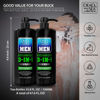 Picture of Dead Sea Collection Mens Body Wash 3 in 1 - Peppermint Body Wash for Men - Mens Shampoo - Mens Face Wash - Shampoo for Men - Pack of 2 Bottles (33,8 Fl. Oz. Each)