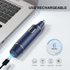 Picture of XOOMRSCP Nose Hair Trimmer for Men, 2024 Painless USB Rechargeable Nose Hair Trimmer, Ear and Nose Hair Trimmer for Men, Professional Facial Hair Trimmer with IPX7 Waterproof Dual Edge Blades (Blue)