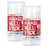Picture of Onyx Professional Cracked Heel Repair Balm Stick (2 Pack) Dry Cracked Feet Treatment, Moisturizing Heel Balm Rolls On So No Mess Like Foot Cream or Foot Lotion, Rescues Cracked Feet for Skin So Soft