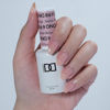 Picture of DND Gel Polish Set, Sheer Collection, UV/LED Gel Polish and Air Dry Nail Lacquer, Matching Chip-Free Polish Duo, 869 Sunset Beige, 0.5 Fl Oz