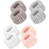 Picture of Crosize 8 Pcs Microfiber Spa Wrist Bands for Women's Washing Face, Absorbent Face Washing Wristbands, Yoga Practitioners, Fast Drying, Set of 4 Colors