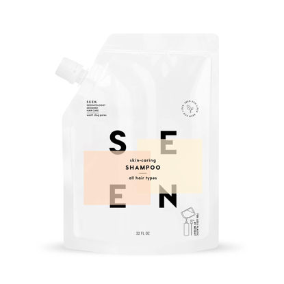 Picture of SEEN Shampoo Eco-Refill -Non-Comedogenic & Sulfate-Free Hair Shampoo- Dermatologist-Developed - Safe for Sensitive, Eczema & Acne Prone Skin