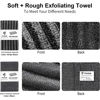 Picture of Yiclick 2 Pack Exfoliating Washcloth Towel - Body Scrubber Exfoliator, Loofah Sponge, Korean & Japanse & African Net Sponge Rag - Back Scrubber Washer for Use in Shower Bath