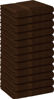 Picture of Utopia Towels - Salon Towel, Pack of 12 (Not Bleach Proof, 16 x 27 Inches) Highly Absorbent Cotton Towels for Hand, Gym, Beauty, Hair, Spa, and Home Hair Care, Dark Brown