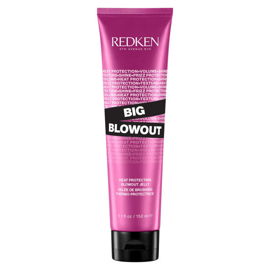 Picture of Redken Big Blowout Heat Protection Jelly Serum | Offers Shine and Texture | Frizz Control | Volume for Fine Hair | Blowdry Gel | For All Hair Types
