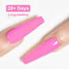 Picture of JODSONE 10ml Gel Nail Polish Pink Gel Polish Light Pink Nail Polish Gel Bright Pink High Gloss Soak Off U V Gel Nail Manicure Salon DIY at Home