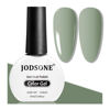 Picture of JODSONE 10ml Gel Nail Polish Pale Green Gel Polish Light Green Nail Polish Gel Green High Gloss Soak Off U V Gel Nail Manicure Salon DIY at Home