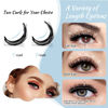 Picture of Lash Clusters 70 Pcs Cluster Lashes Eyelash Clusters DIY Cluster Eyelash Extensions Individual Lashes Thin Band & Soft(Humid,D-14mm)