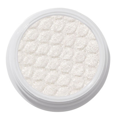 Picture of ColourPop Super Shock Shadow - High-Pigment, Crème-Powder Eye Makeup - Single Glitter Eyeshadow with Minimal Fallout and Unique Bouncy Texture - Metallic Icy White Eyeshadow - Tassel (0.07 oz)