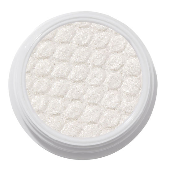 Picture of ColourPop Super Shock Shadow - High-Pigment, Crème-Powder Eye Makeup - Single Glitter Eyeshadow with Minimal Fallout and Unique Bouncy Texture - Metallic Icy White Eyeshadow - Tassel (0.07 oz)