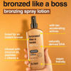 Picture of b.tan Sun Tanning Lotion Spray | Bronzed Like a Boss - Brown Outdoor Bronzing Accelerator, Best Tan Intensifier, No SPF, Packed with Coconut Oil, Peptides, & Vitamin E, Austrailian Brand, 8.45 Fl Oz