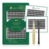 Picture of Lash Clusters 144pcs Individual Lashes D Curl 12mm Eyelash Clusters KEYYOU Air Touch Cluster Lashes Super Lightweight Soft Wispy Comfortable Easy DIY at Home(Air03-D-12mm)