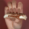 Picture of DND DC Gel Polish Set, Brown Collection, UV/LED Gel Polish and Air Dry Nail Lacquer, Matching Chip-Free Polish Duo, 316 S’mores, 0.5 Fl Oz