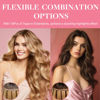 Picture of GOO GOO Tape in Hair Extensions Human Hair, 2/6 Dark Brown Highlighted Chestnut Brown, 18inch 25g 10pcs, Thick Ends Straight Seamless Tape in, Invisible Tape in Hair Extensions Human Hair
