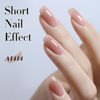 Picture of Double Rhythm Translucent Gel Polish Sheer Neutral Natural Light Milky Same Color Same Bottle 15ML Jelly Nail Polish Nail Art DIY at Home (Milky Nude Purple-A1414)