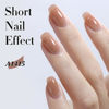 Picture of Double Rhythm Translucent Gel Polish Sheer Neutral Natural Light Milky Same Color Same Bottle 15ML Jelly Nail Polish Nail Art DIY at Home (Neutral Nude-A1415)