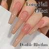 Picture of Double Rhythm Translucent Gel Polish Sheer Neutral Natural Light Milky Same Color Same Bottle 15ML Jelly Nail Polish Nail Art DIY at Home (Neutral Nude-A1415)