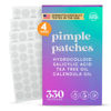 Picture of LivaClean 330 CT Pimple Patches for Face w/Salicylic Acid, Tea Tree Oil & Calendula Oil - Four Sizes - Pimple Patch, Hydrocolloid Patch, Acne Patches for Face