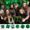 Picture of 74 Sheets St. Patrick's Day Tattoos Stickers, Include St. Patrick Day Stickers, Shamrock Tattoos and Green Temporary Tattoos, Lucky Clover Temporary Tattoos for Party Favors Accessories or Irish Party