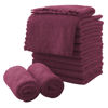 Picture of Microfiber Facial Cloths Fast Drying Washcloth 12 pack - Premium Soft Makeup Remover Cloths - Burgundy