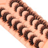Picture of Mink Lashes Cat Eye Lashes Fluffy Fox Eye False Eyelashes Lashes Natural 6D D Curl Volume Fake Eyelashes Soft Handmade Lashes that Look Like Extensions Lashes Pack